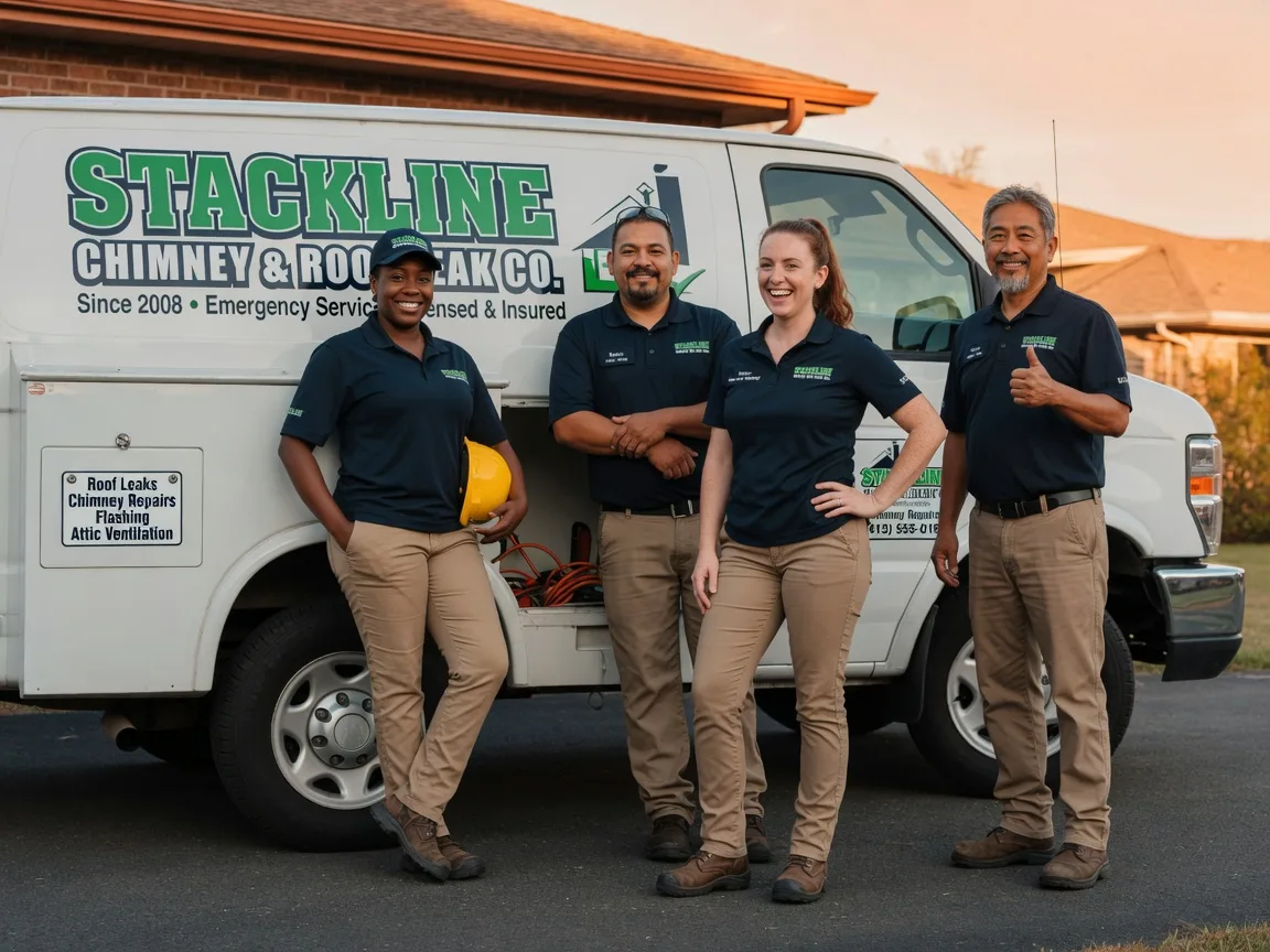 Chimney flashing repair company in York, ND